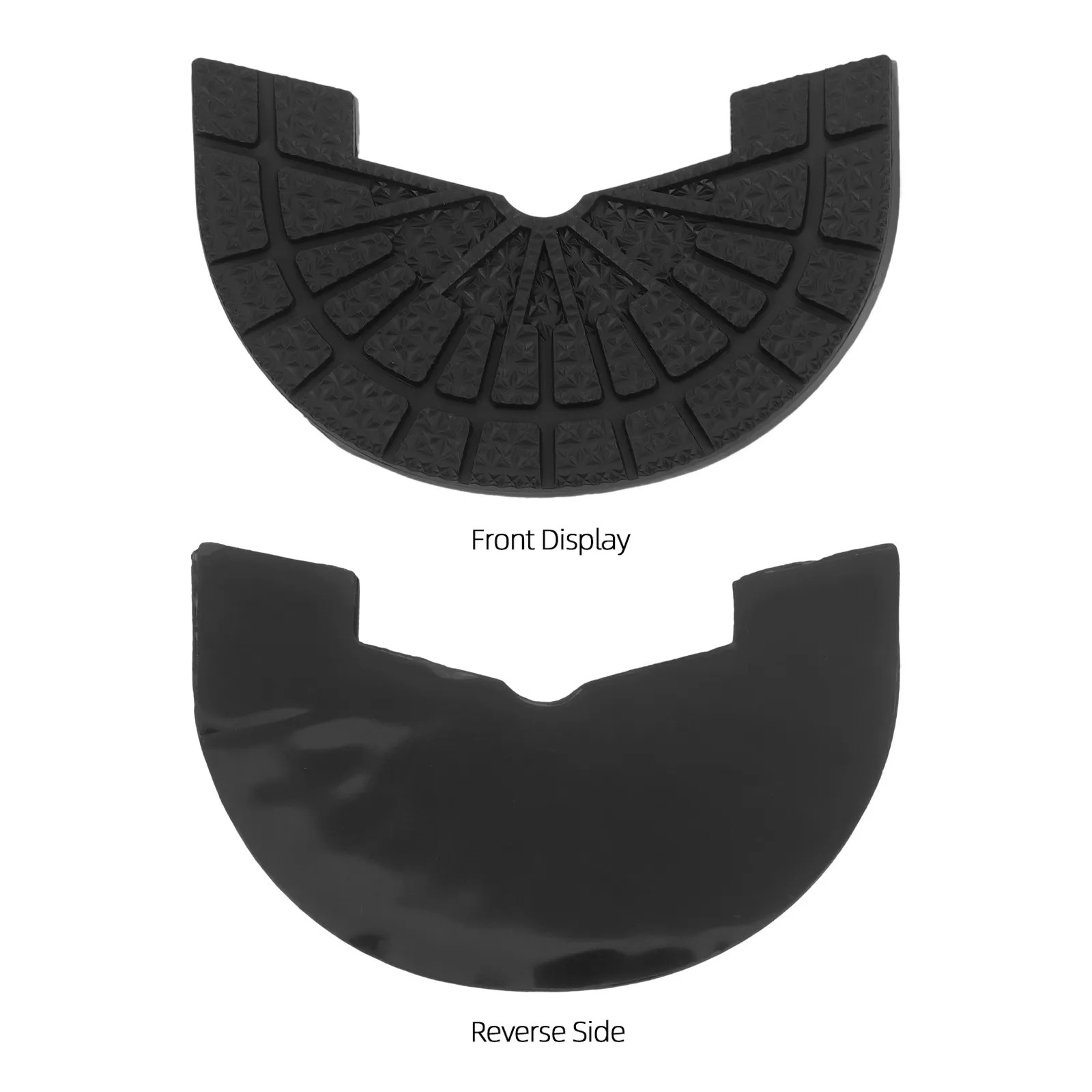 1Pair Rubber Shoe Heel Pad Sole Protector for Sports Shoes Nonslip Walking Stability Extended Lifespan Easy Apply No Glue
