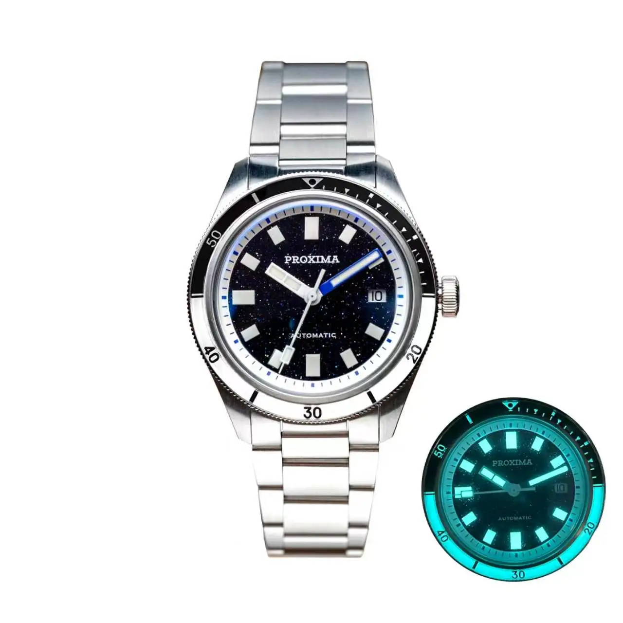 Proxima PX1721 Men's Automatic Mechanical Watches Aventurine Dial