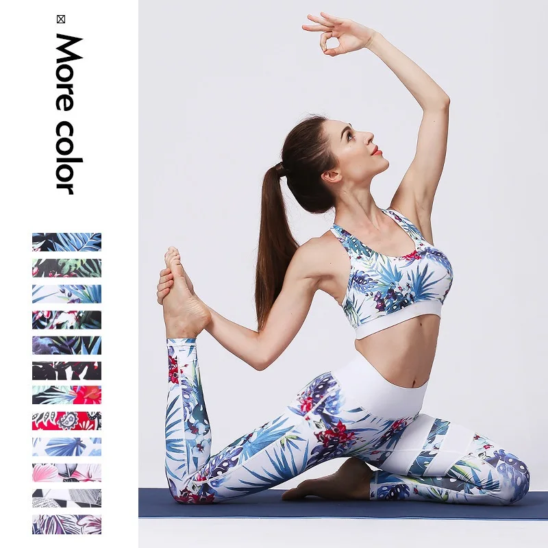 Cloud Hide Zestaw do jogi Siłownia Bezszwowa odzież Odzież sportowa Kobiety Fitness Dres Koszula Biustonosz Top Legginsy z wysokim stanem Spodnie