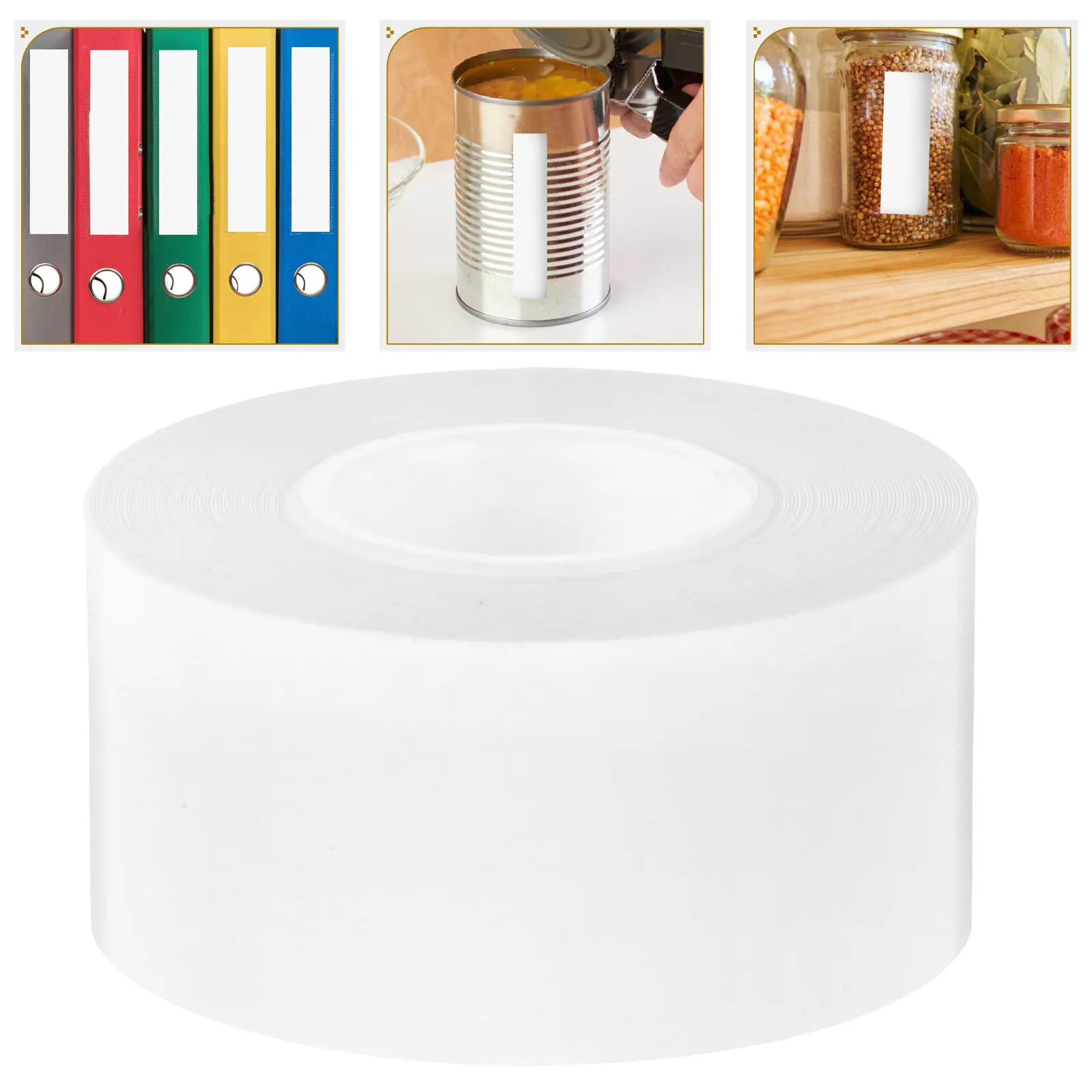 

Continuous Thermal Label Paper Roll for Handheld Thermal Printers Lightweight Portable Efficient Clear Labels for Shipping Files