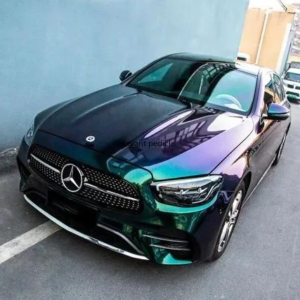 Highest qualityGloss Purple Charm Green vinyl Wrap Film Car Wrap Film Non degumming Non fading quality Warranty 1.52M*17M roll