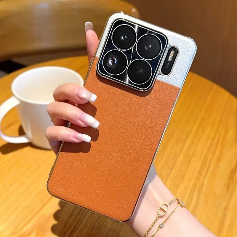 

Desert Silver Moon Electroplated Phone Case Compatible with xiaomi15 Pro 14 Ultra 13 Protective Cover