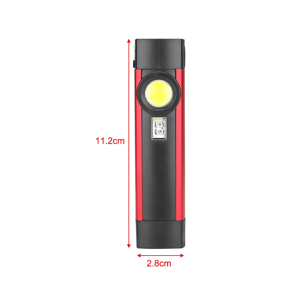 Z40 COB XPE LED Flashlight Camping USB Rechargable Flashlight Portable UV Torch Light 4 modes Lighting Working Light with Magnet