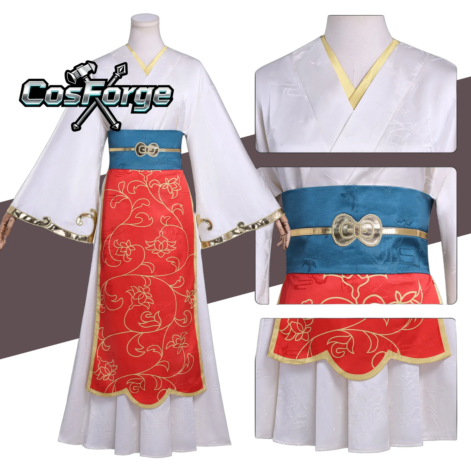 

Костюм для косплея в стиле аниме: парик и платье Ханьфу для персонажа Маомао Цзиньши из «Дневников аптекаря» (SWEETS PARADISE), женский костюм на Хэллоуин.