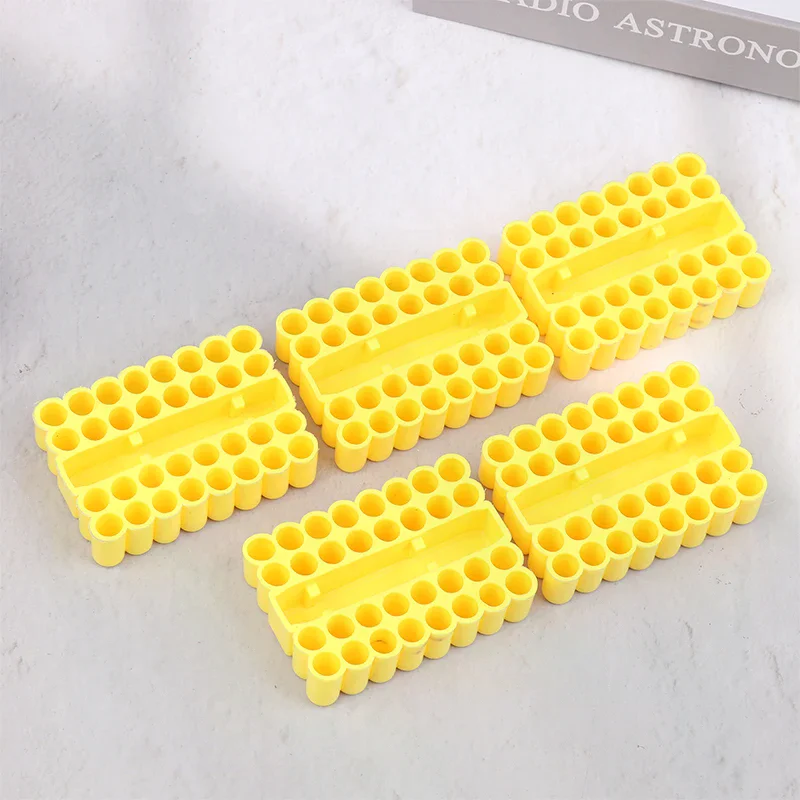 1/2/5pcs Bit Holder 32 Holes Bit Hex Shank Organiser Screwdriver Bit Holder Drill For Storage For 6.35MM Shank Storage Box