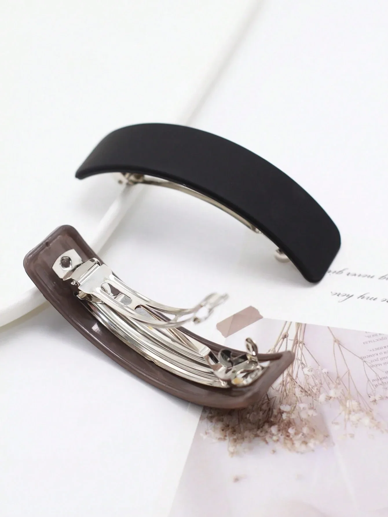 

Женские матовые противоскользящие заколки-крабы для волос, модные винтажные аксессуары