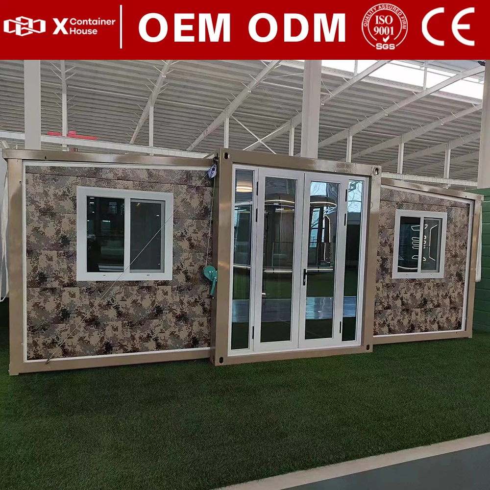 Customizes Expandable Prefab Homes Customize Color 20ft Expandable Container House Tourist Area Triple Wide Mobile Homes