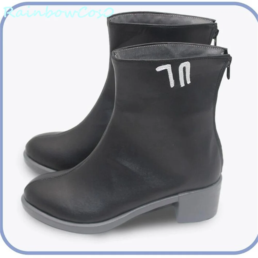 Nekozuka Hibiki Blue Archive Scarpe Cosplay Stivali Gioco Anime Halloween Natale RainbowCos0 W3390