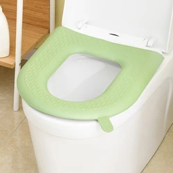 Japan Super Soft EVA Waterproof Toilet Cover, Lid Cover, Cushion, Bathroom Decor Accessories, Reusable, Mat, New