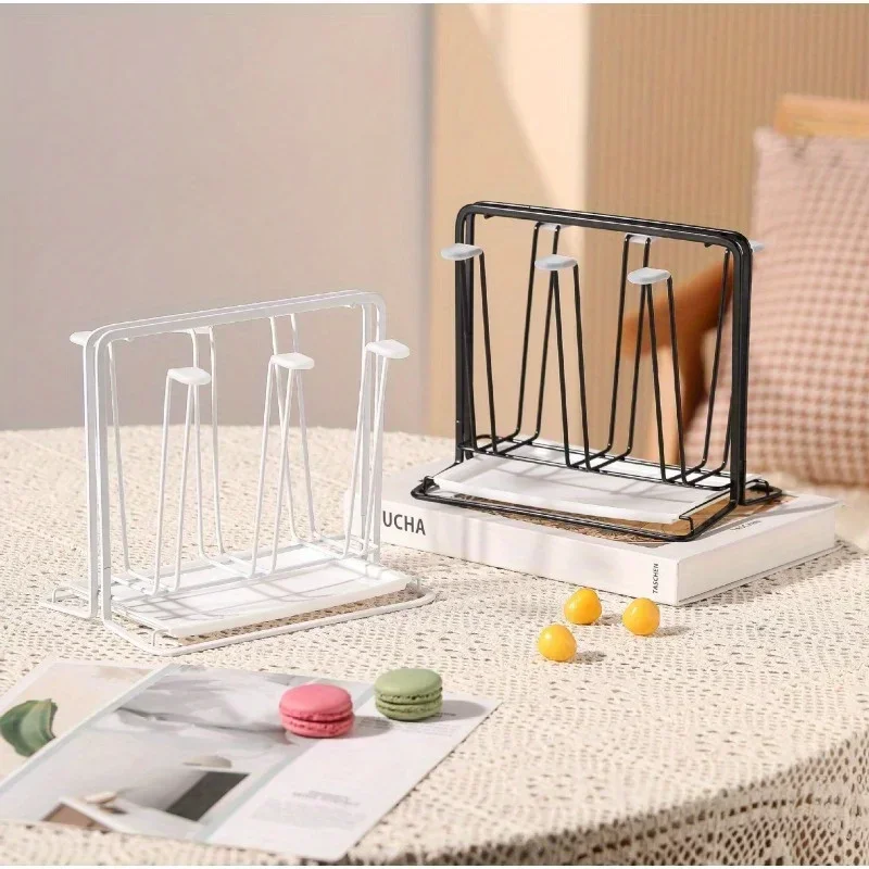 Water Draining Cup Holder Household Water Cup Rack Living Room Kitchen Organizer and Storage Glasses Drying Rack