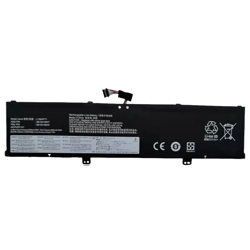 New L19C4P71 L19M4P71 L19L4P71 Laptop Battery 8Cell For Lenovo ThinkPad P1 X1 Extreme 3rd Gen 20TH 20TJ 20TK 20TL 5B10X19050