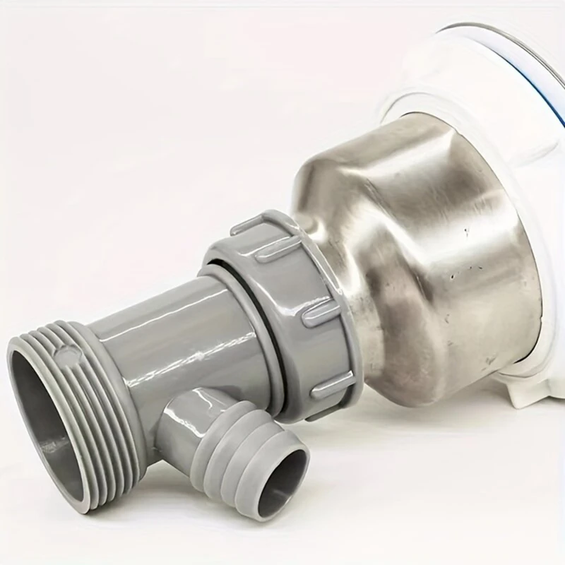 1/2/3 buah adaptor pipa pembuangan wastafel dapur berbentuk Y konektor cabang selokan ke laki-laki konektor Fitting Aksesori