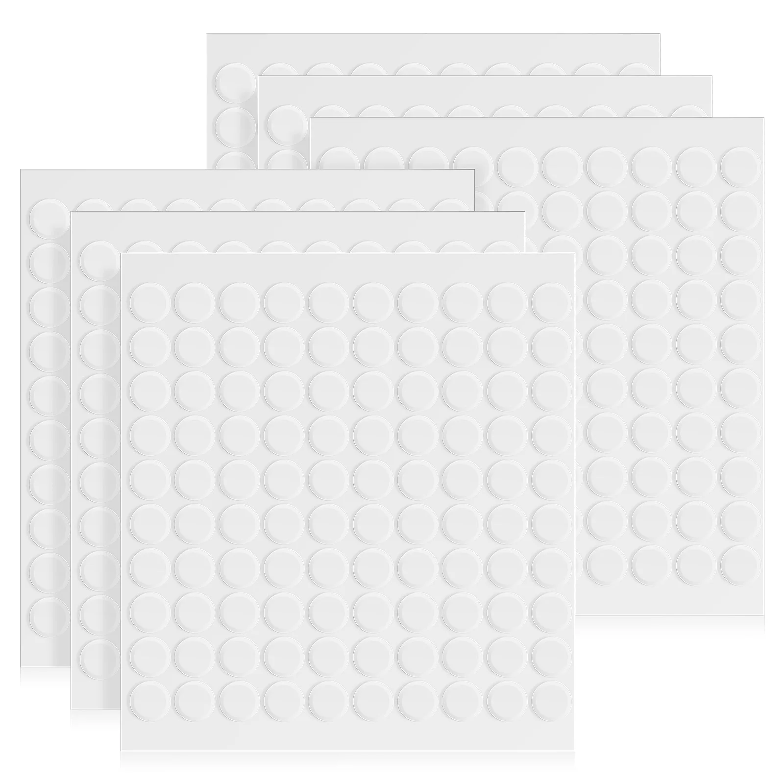 

600pcs Double Sided Tape Clear Adhesive Dots 10x0 5mm Transparent Mounting Stickers for Walls Balloons Photo Hanging Craft Home