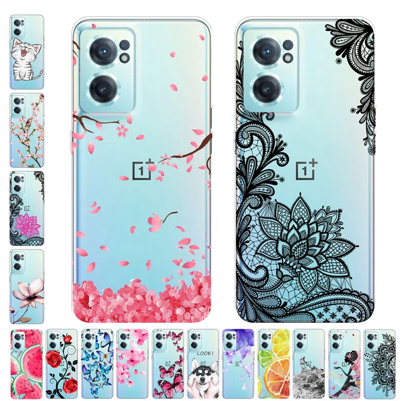 Phone Case For OnePlus Nord CE 2 5G Cover TPU Silicone Soft Cartoon Clear Case for One Plus 10 Pro / CE2 5G Transparent Coque