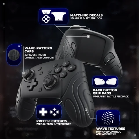 PlayVital Samurai Silicone Cover for Switch 2 Pro Controller –…