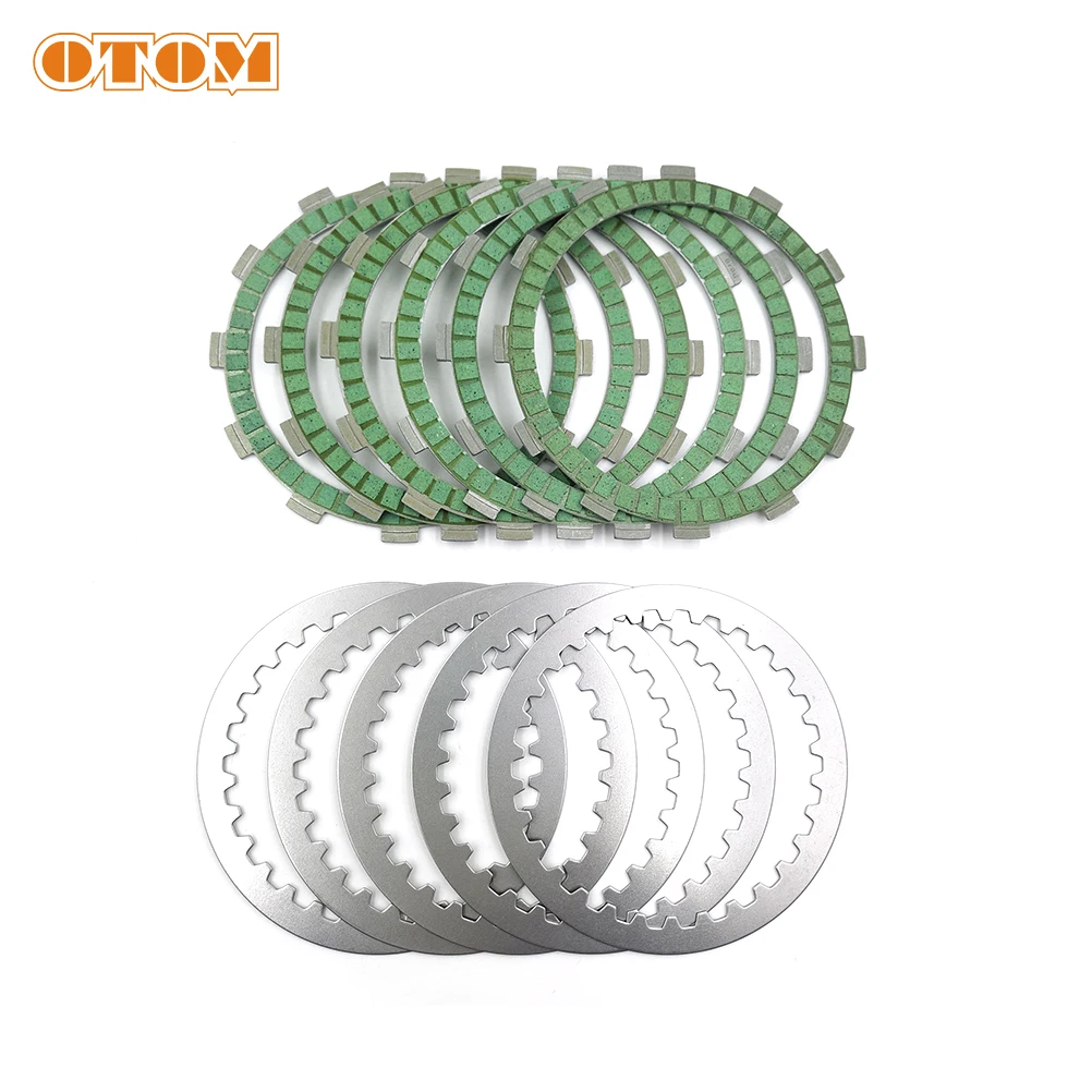 OTOM NC250 Parts Clutch Friction Plates Motocycle Clutch Steel Disc Set For ZONGSHEN 250CC Engine Accessories Dirt Bike Enduro