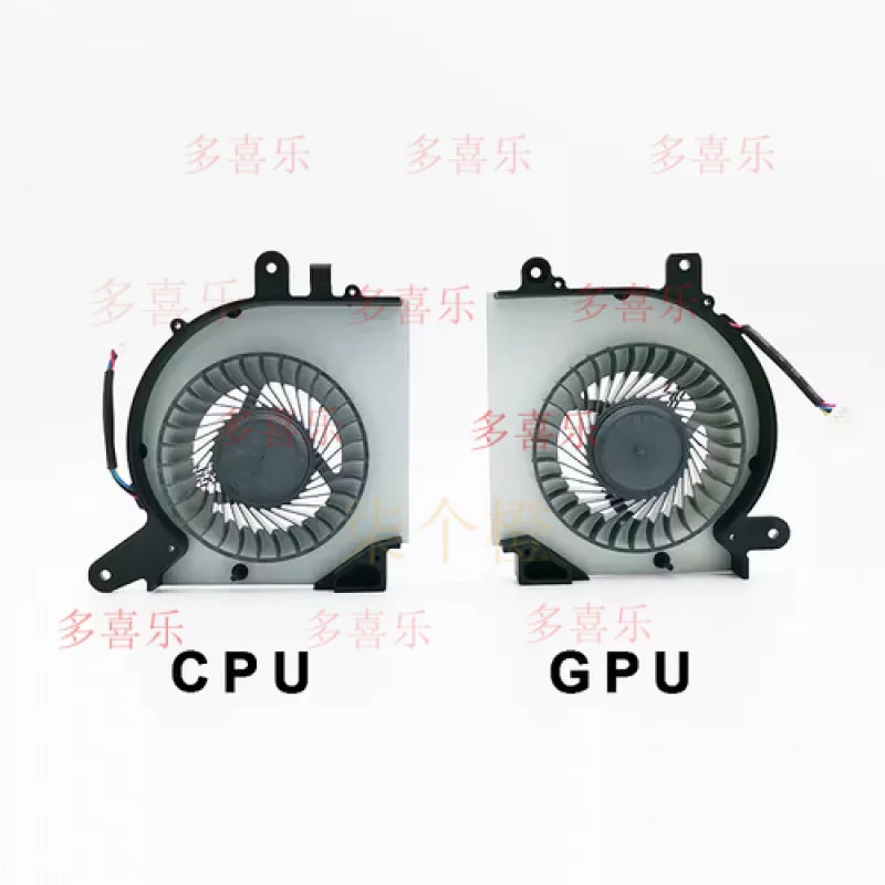 

Оригинальный охлаждающий вентилятор QQ для MSI Bravo 17 A4DDR CPU + GPU R + L MS-17FK