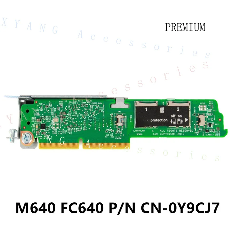 N+ New Original For Dell EMC PowerEdge M640 FC640 TWO Micro Secure Digital SD Slots CN-0Y9CJ7 Fast Ship