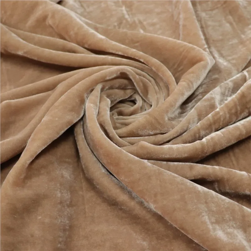 

Velvet woven fabric brocade dyed nightgown gown cheongsam