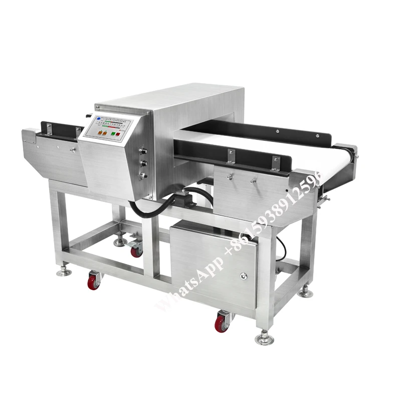 Detector de Metales para alimentos, aperitivos empaquetados, queso, hierro, detección de 110V, 220V, café en polvo, equipo de detección de cobre