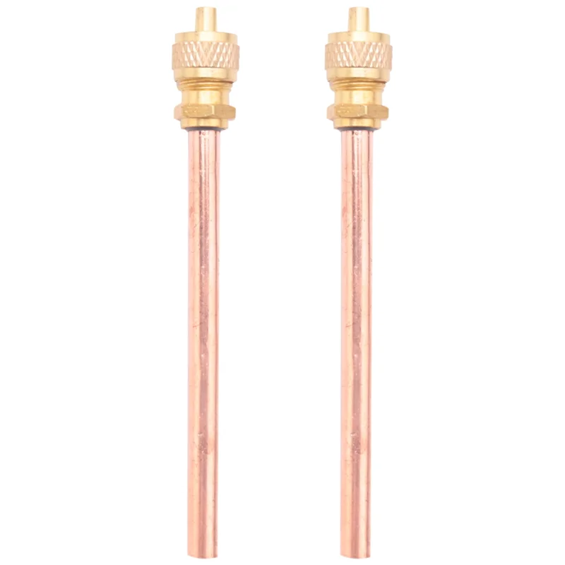 

A94E-20 Valve 1/4 Inch SAE X 1/4 Inch OD X 4 Inch Stem Core AC Refrigeration