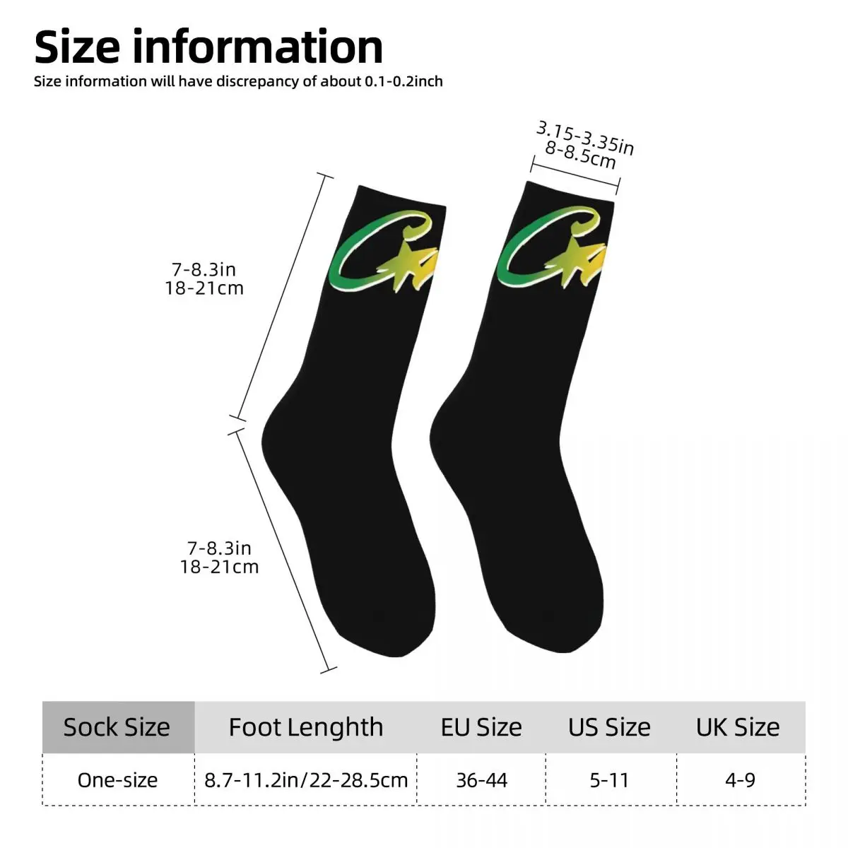 Luxury Brand Socks Harajuku Stockings Adults Men Soft Breathable Cycling Socks Winter Graphic Anti-Slip Socks