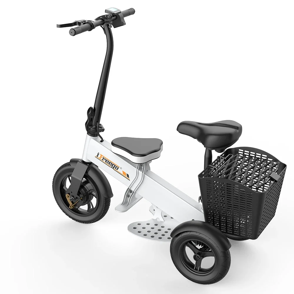 Factory wholesale folding mobility scooter senior tricycle Three wheel electric scooter for adult elder with seat