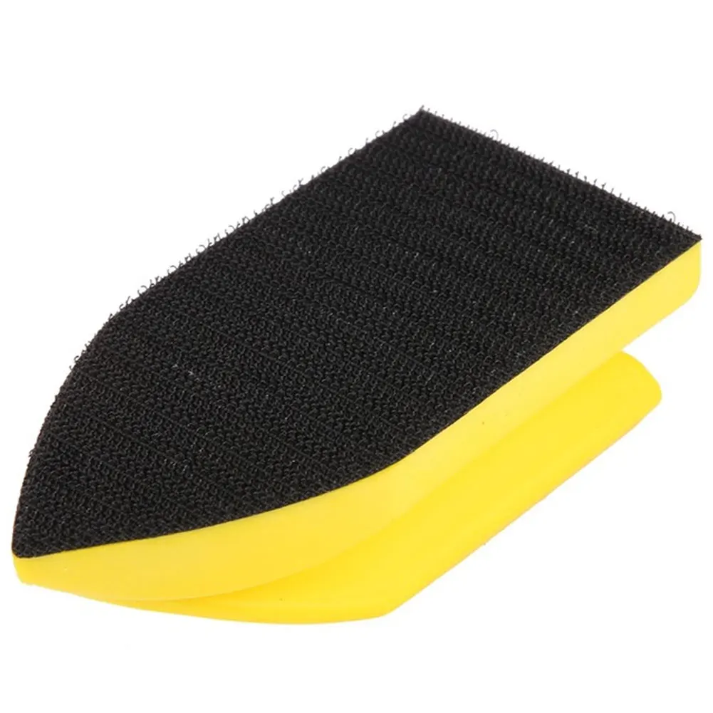 Rust Removal Yellow Hand Polishing Pad PU Material Lightweight Design Portable Multi-material Use DIY Projects