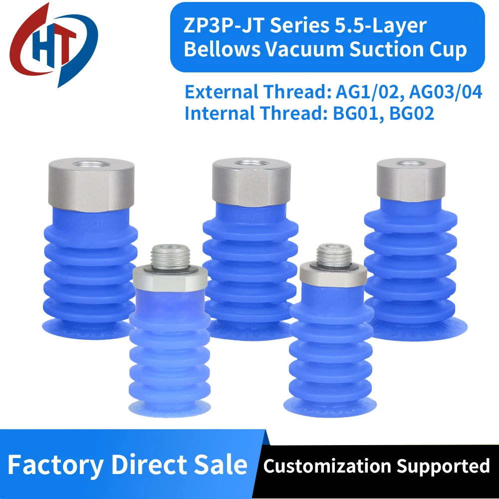 

Robot-Equipped Bag-Opening Vacuum Suction Cup | Bellows-Type Film Suction Cup | Model: ZP3P-20/25/32/40/50/JT5SF-W