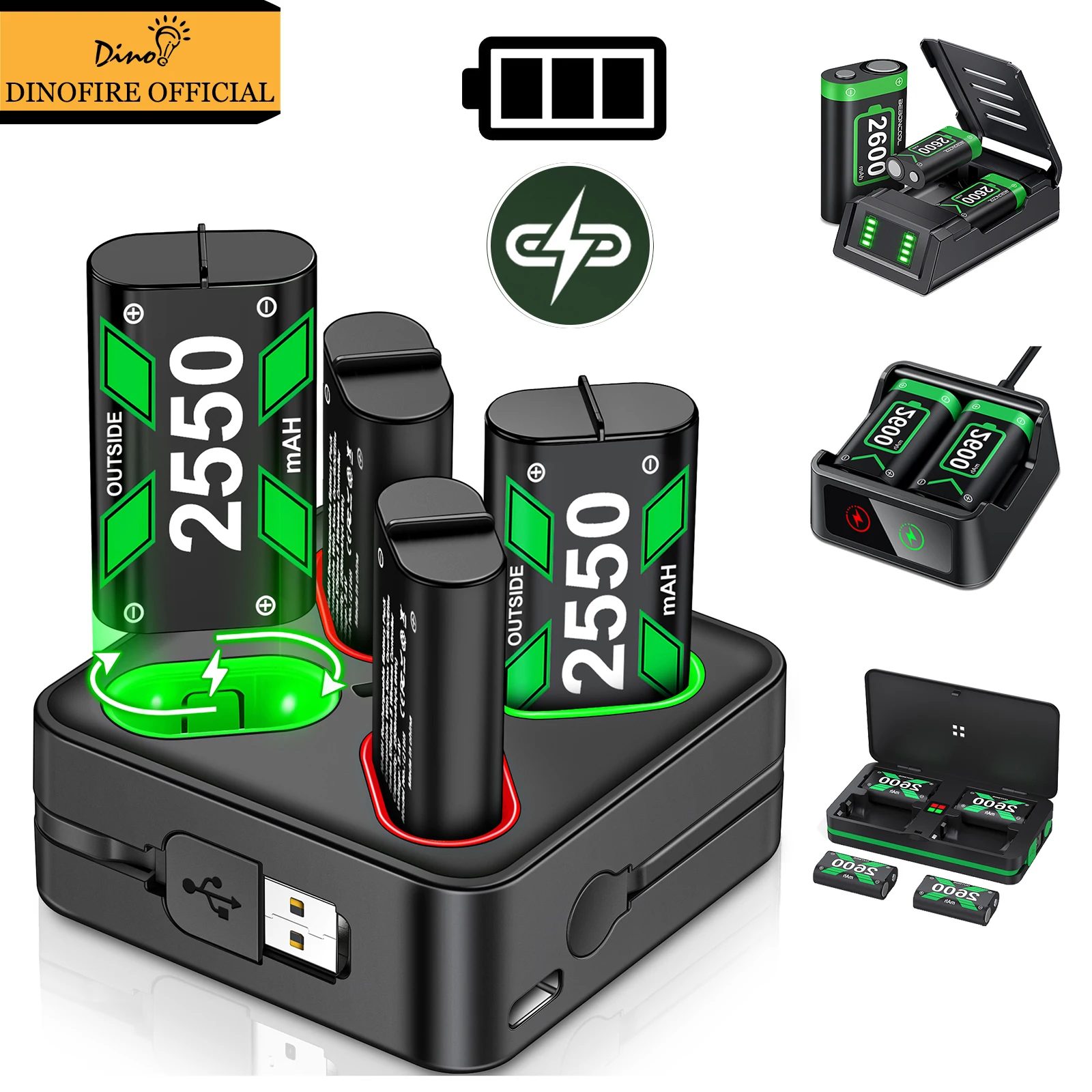 Dino Fire Q218: A Melhor Opção para Carregar o Seu Controle Xbox