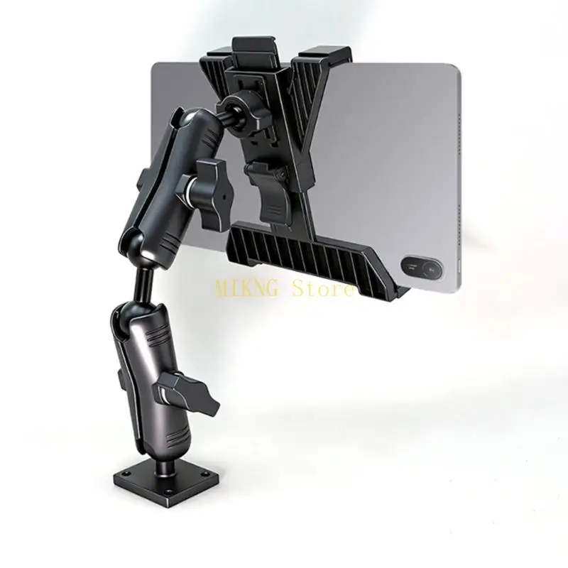 Adjustable Screw Mount Tablet Holder and Phone Stand for 5 to 12.9Inch Devices Best Sale
