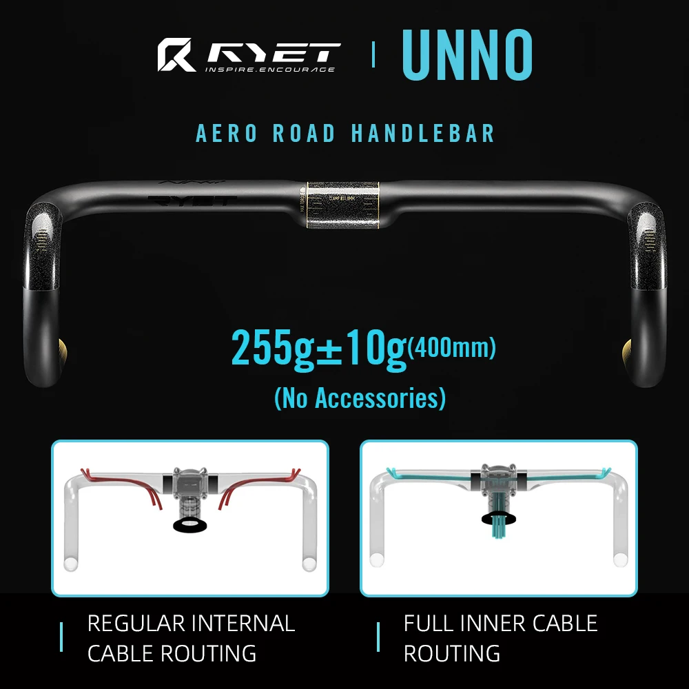 

Карбоновый руль RYET UNNO 31.8 мм для шоссейного велосипеда, матовый UD, сверхлегкий, изогнутый, 40, 42, 44 см, запчасти для велосипедов