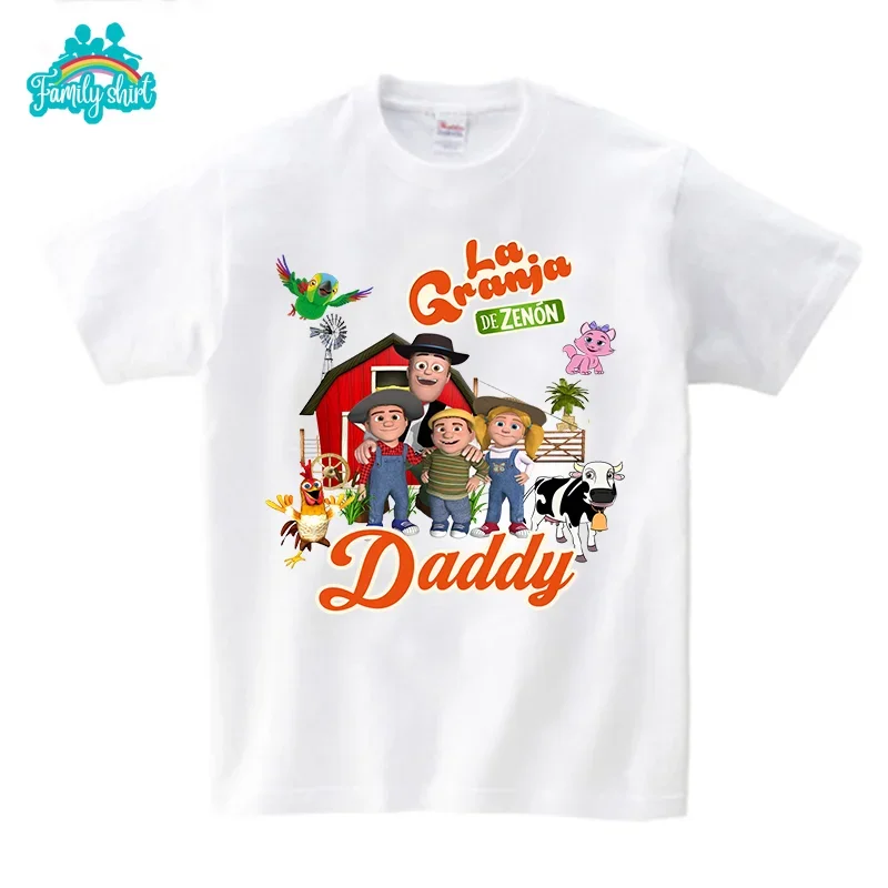 Farm Family T Shirts Birthday Shirt Matching T-shirt 2023  Party Matching Clothes Outfit Kids Clothes Baby Jumpsuit Custom Name