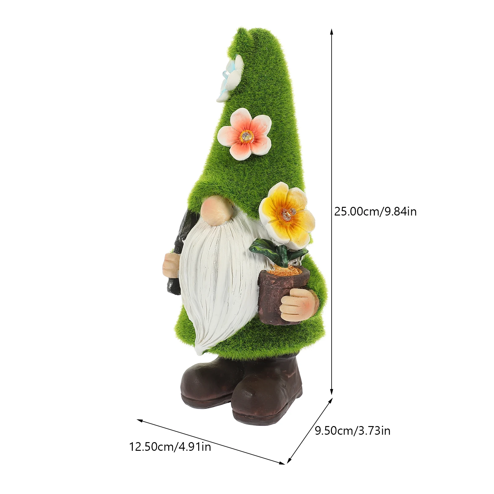 

Garden Powered Figurine Glowing Yard Lawn Decor Yard Lawn Gnome Patio Gnome Garden Glowing Decor Outdoor Adornment