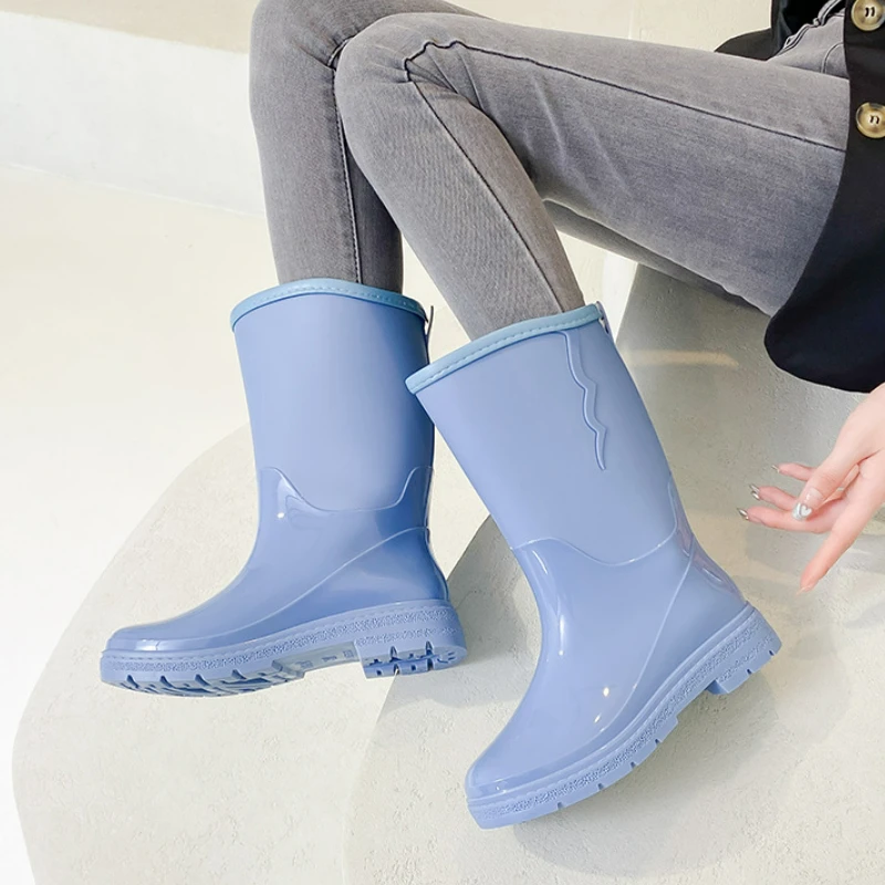 Water Boots for Woman Rain Shoes Fashion Galoshes Women Waterproof Rubber Boots Fishing Working Shoe Footwear Botas Para Lluvia