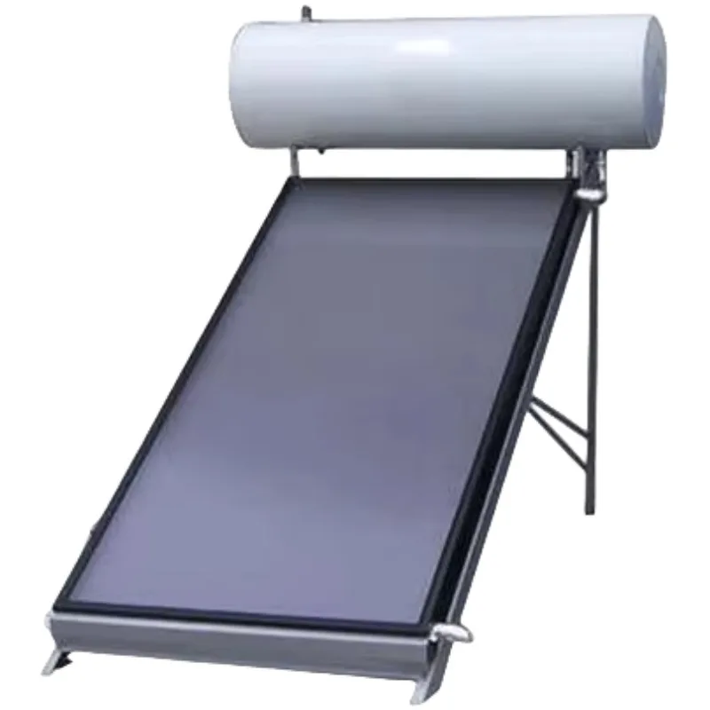 High Efficiency 50L Stainless Steel Flat Plate Solar Water Heater Energy Saving App-Controlled Direct-Plug Installation for Home