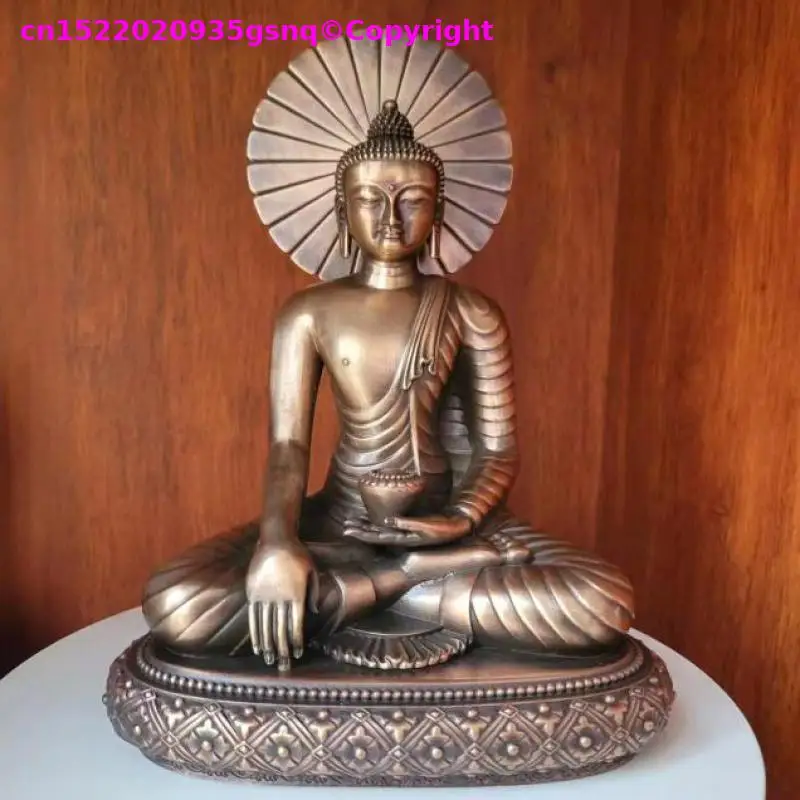 Special offer Exquisite copper carving Buddha Nepal tibet Kasyapa Buddha statue Bodhi Tathagata Buddhist altar family worship