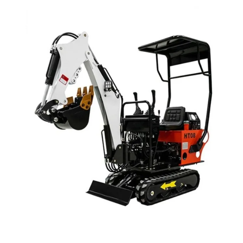 New Mini Crawler Agricultural Trenching Machine Farm Orchard Earth Dig Log Grabbing Equipment  Multifunctional Farm Cultivation
