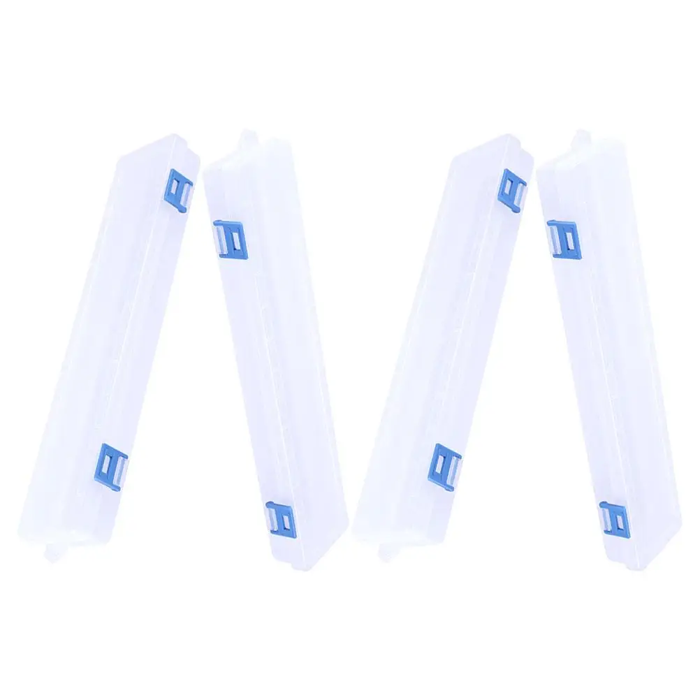 

4PCS Oil Clear Storage Containers Lightweight Durable Portable Handheld Organizer Case Watercolor Brush Holder