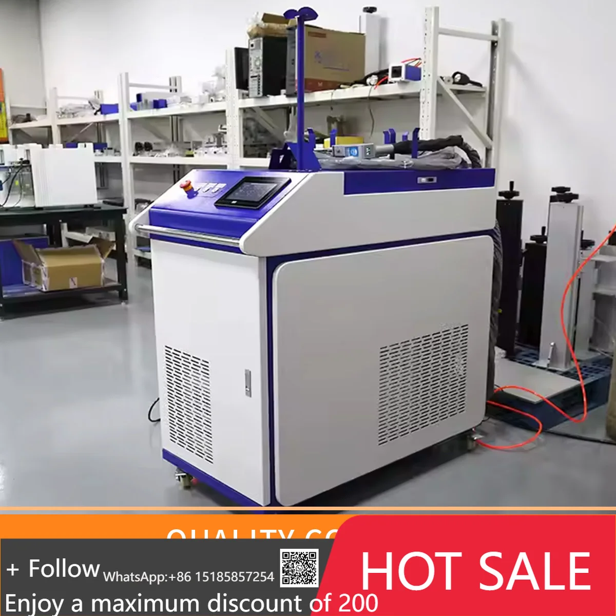 

Настраиваемый ручной лазерный сварочный аппарат из нержавеющей стали, алюминия, 3000 Вт