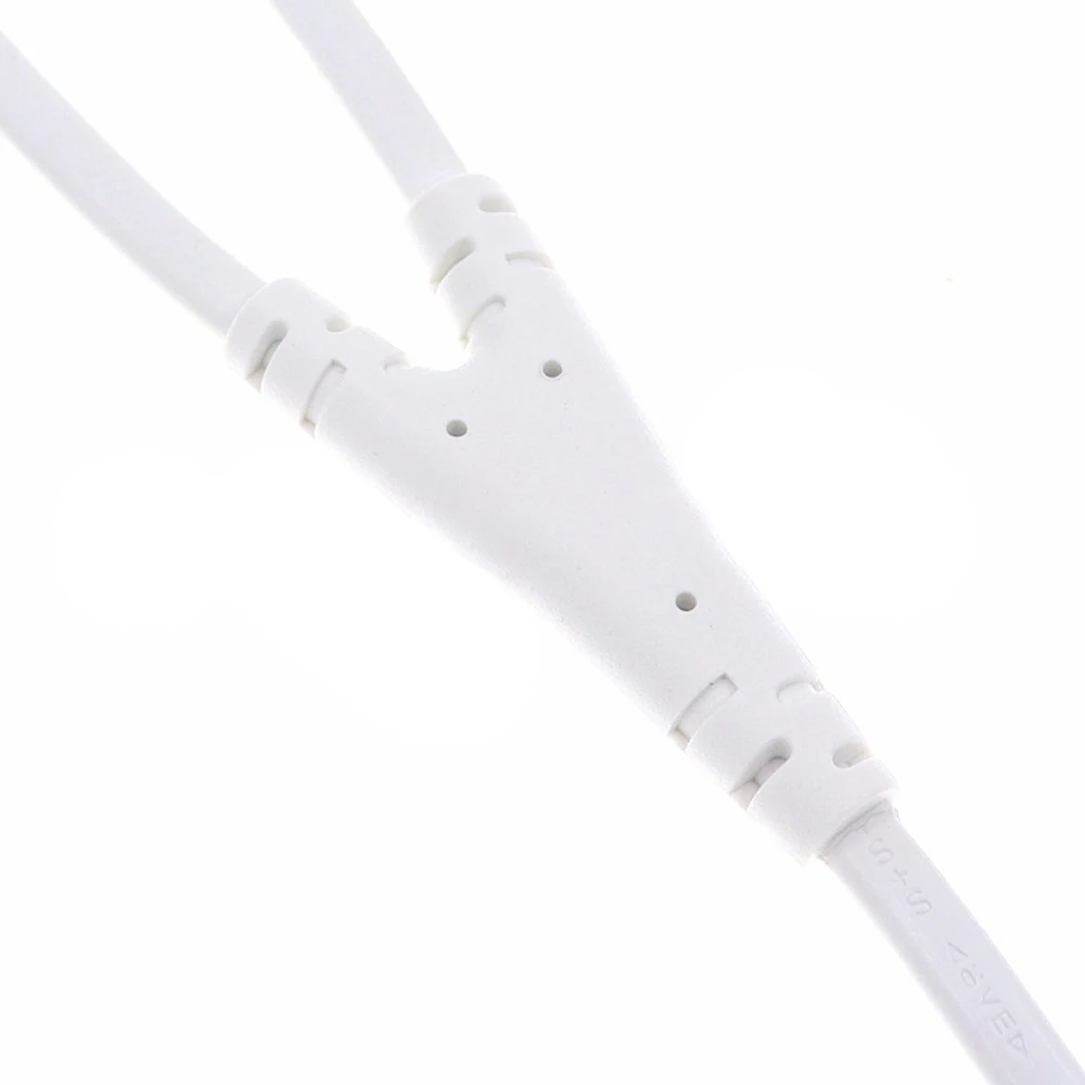 IEC 320 C8 Plug to C7 Receptacle Male to Female Extension Power Supply Main Adapter Cable White/black Color