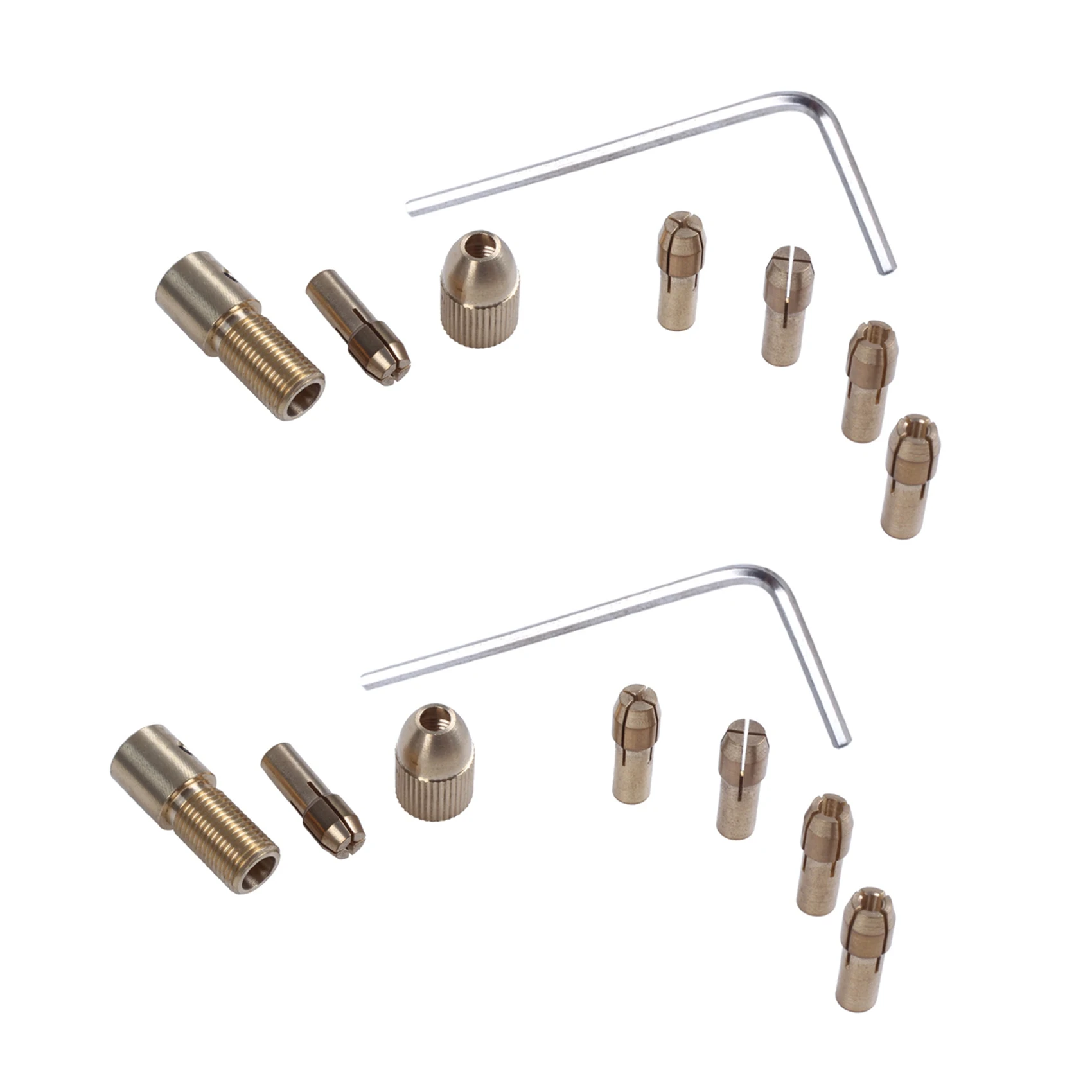 【Popular】16-Piece 0.5-3Mm Drill Chuck Collets Set Of Quick Chuck For Mini Tools