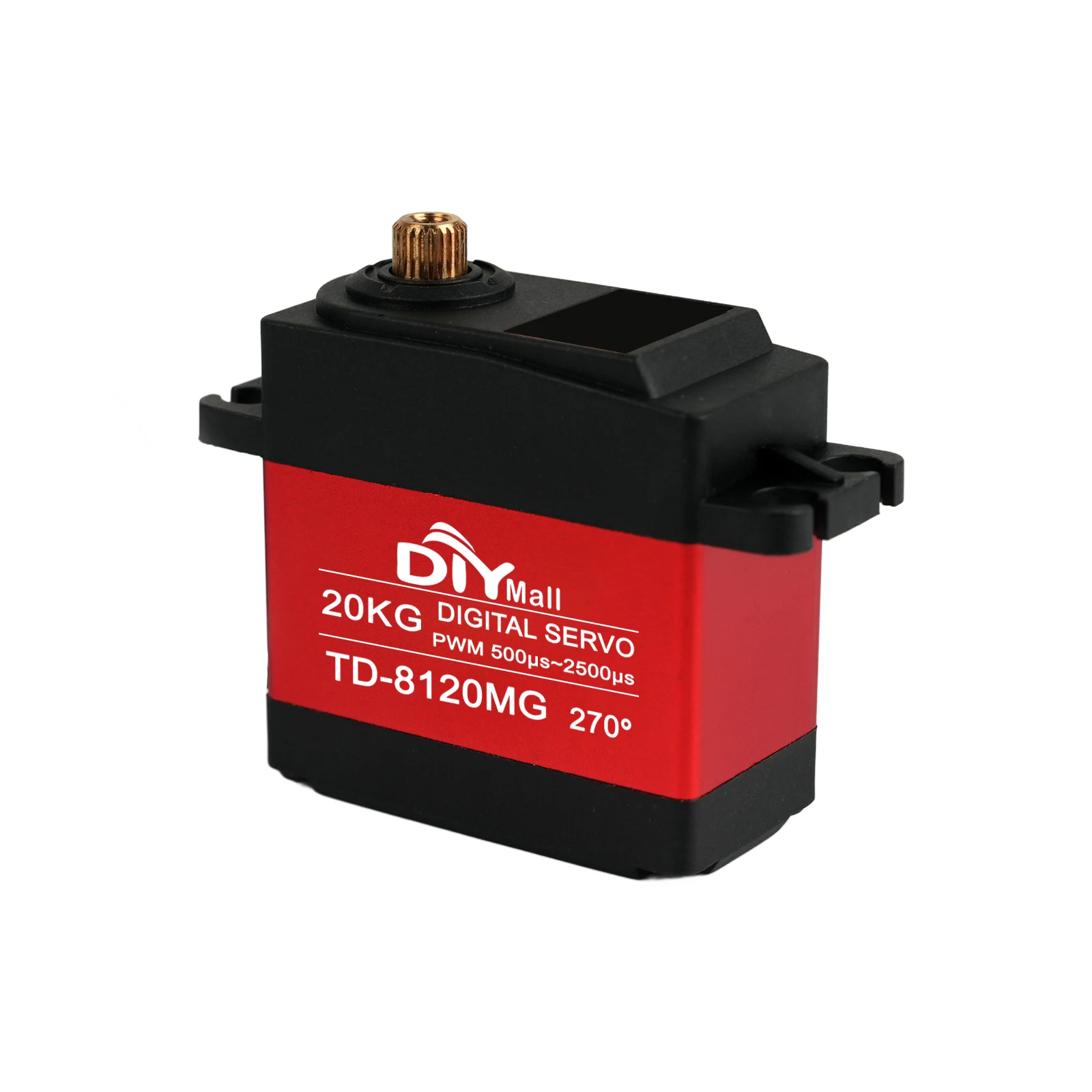 20KG TD-8120MG Digital Servo Motor 180/270/360 Degree Metal Case Servos DIY Toys Power Functions Parts for Car Robot Robotic Arm