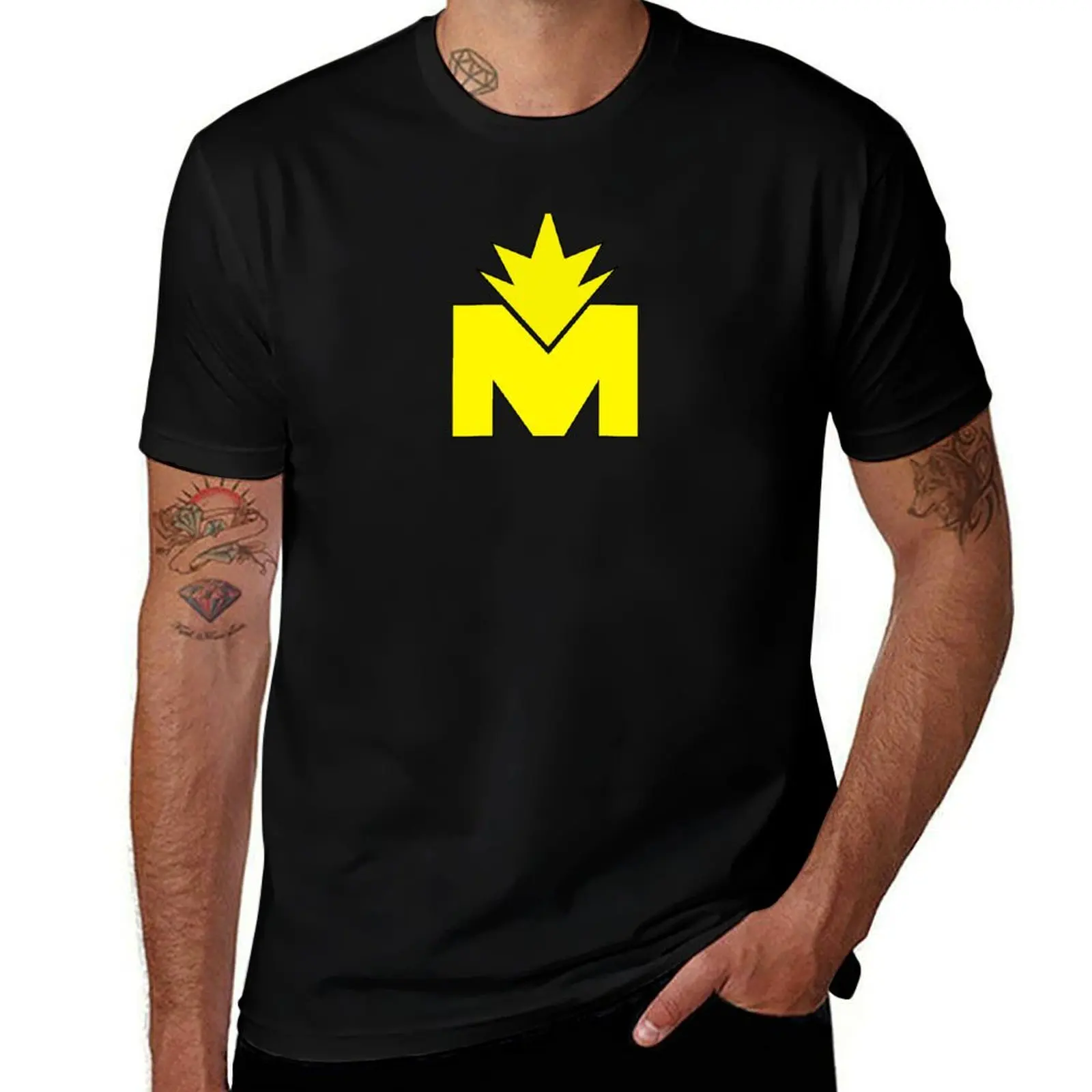 Captain Magma Logo T-Shirt Standard Fit Solid Tee Shirt T-Shirt