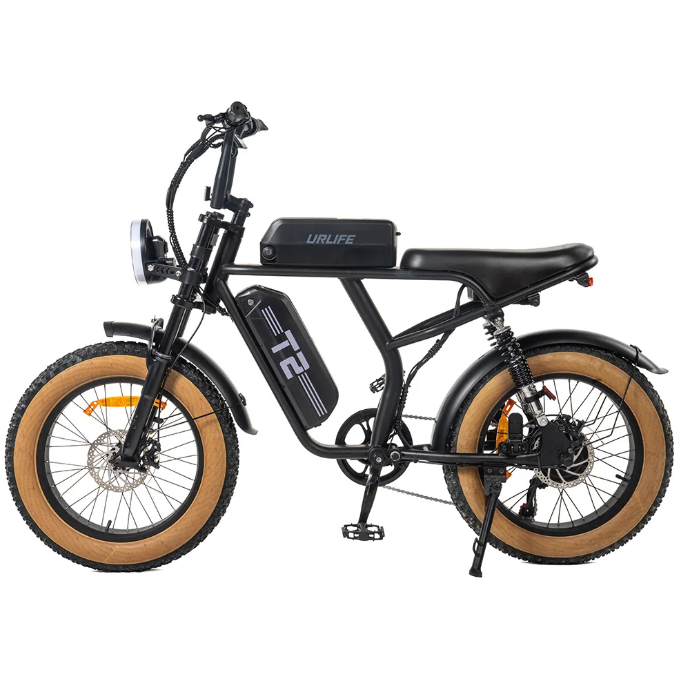 AliExpress URLIFE T2 20 Inch Men's Mountain Electric Bike 500W Motor 48V 15.6AH Battery Adult E-Bicycle Sports Cycling Entertainment