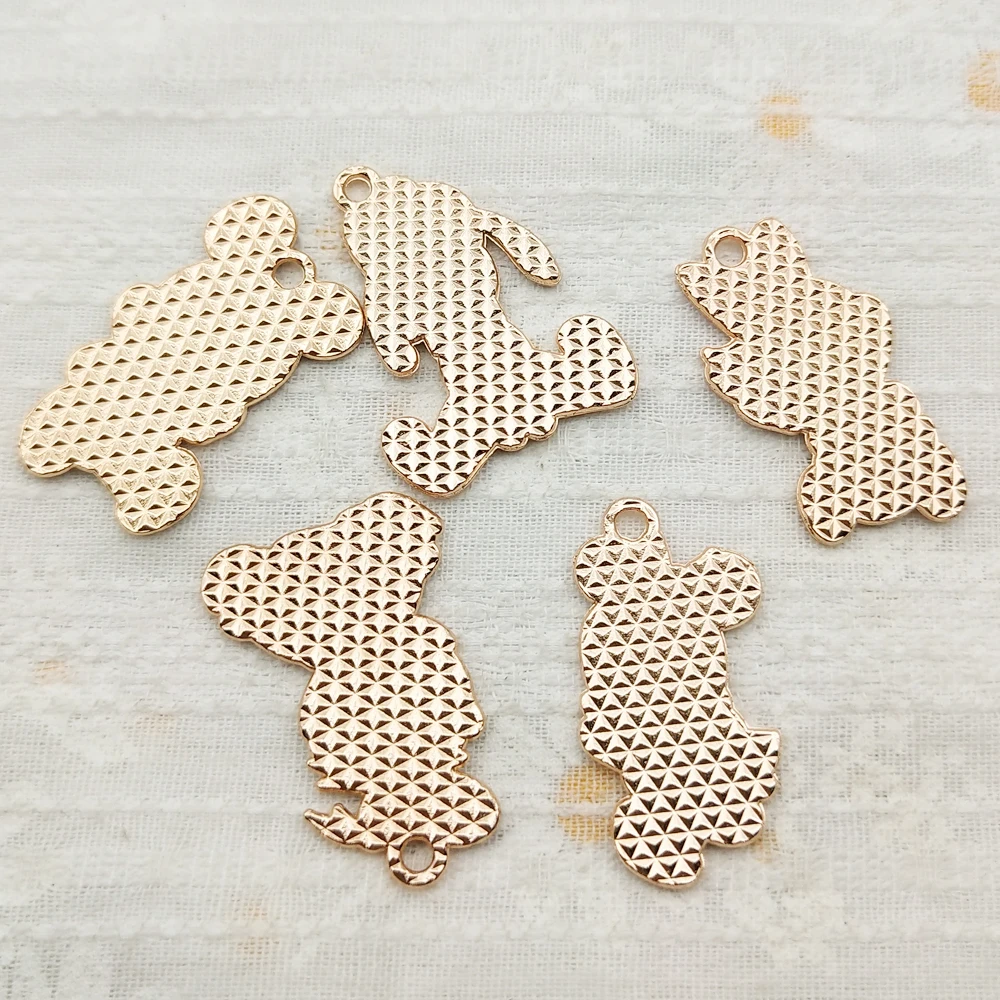 10 قطعة سحر الكرتون لصنع المجوهرات المينا القرط الهاتف المفاتيح سوار قلادة Diy بها بنفسك اكسسوارات سبيكة معدنية مطلية بالذهب #5