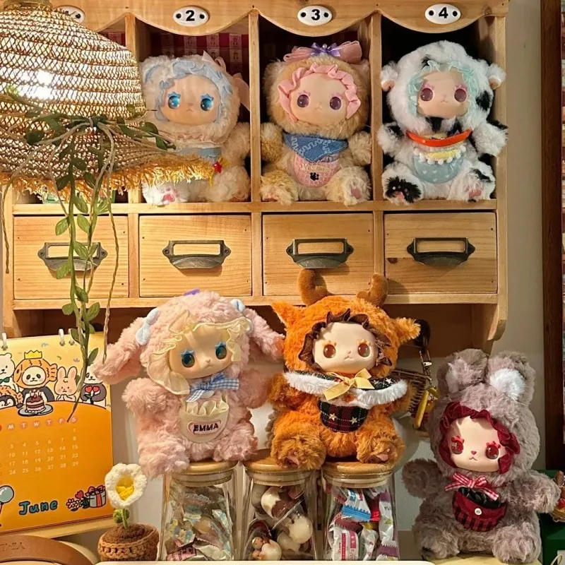 

Hot Original Lovely Emma Pockets Zoo Series Plush Dolls Blind Box Toys Action Anime Figure Model Mystery Box Decorative pendant
