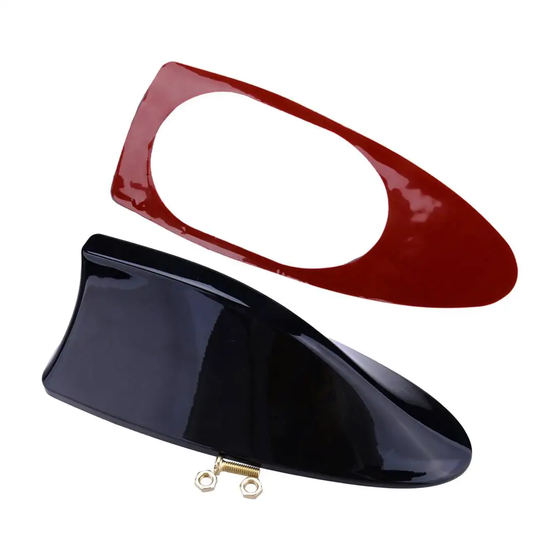 

Car Auto Roof Shark Fin Antenna Aerial Cover AM/FM Signal Fit for Hyundai Kona 2018-2023 Black Plastic