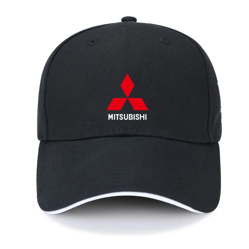 Fashion Women Men Baseball Caps Female Male Sport Cap Sun Hat for Mitsubishi Pajero Sport Outlander ASX Lancer Eclipse Cross