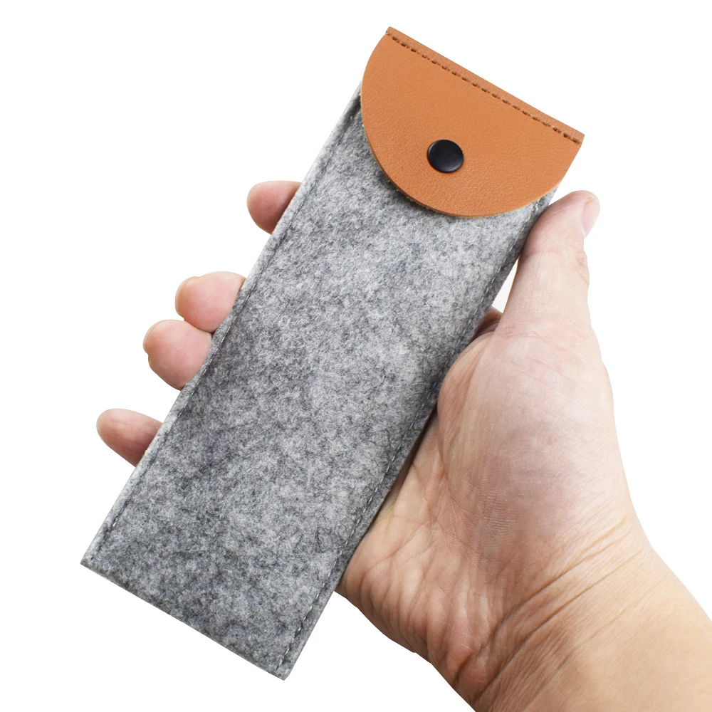 Filzstift-Schutz beutel mit Druckknopf verschluss-perfekt für die Organisation von Büro-und Schul material für Stifte